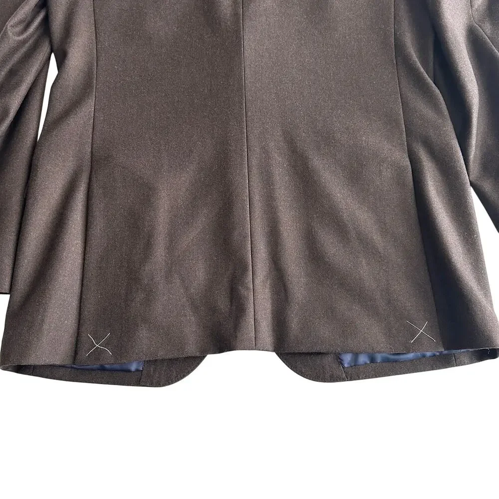 J‎ Crew NWT Ludlow 100% Italian Wool Slim Fit Heathered Navy Blazer Jacket 40 L